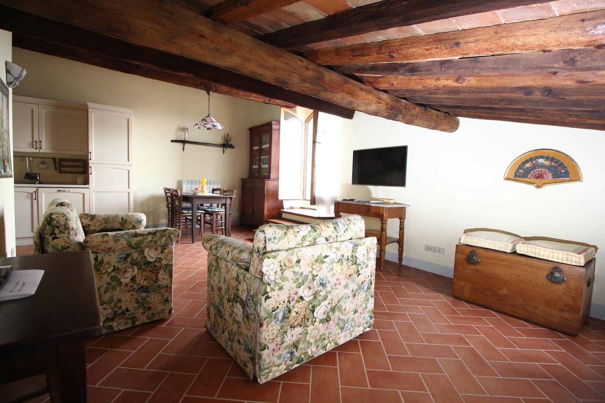 La Terrazza Sulla Val D'Orcia Lejlighed Castiglione dʼOrcia Eksteriør billede